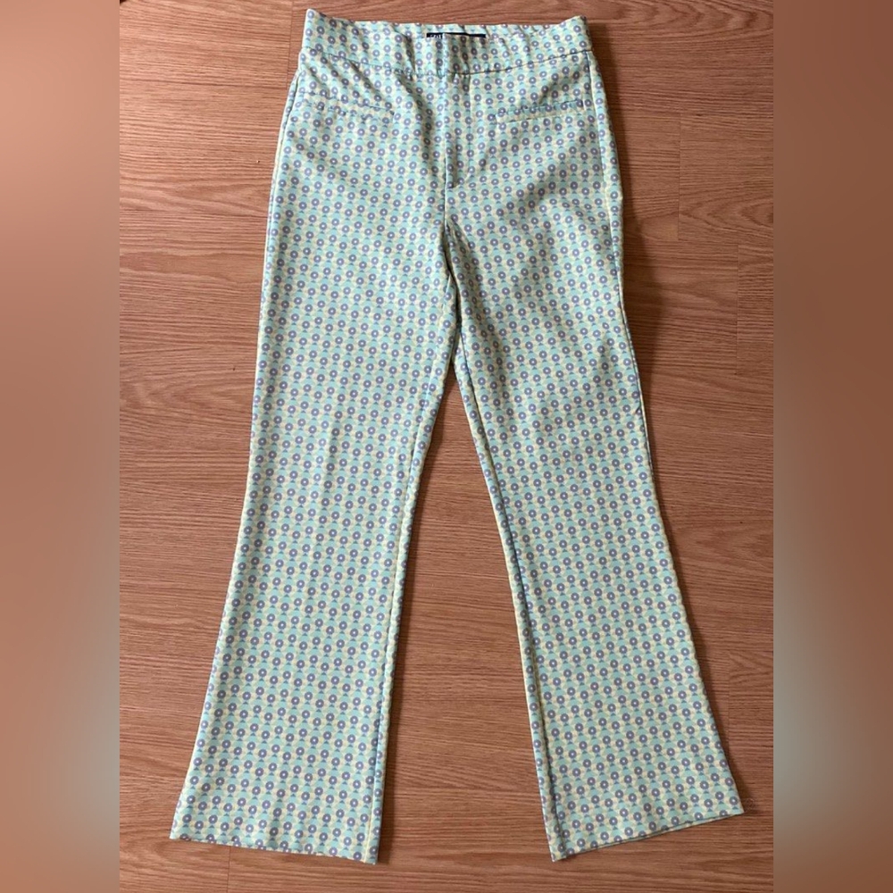 NWT ZARA KICK FLAIR FLORAL PRINT XL